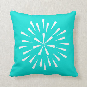 Turquoise Star Kussen