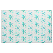 Turquoise Starfish Fabric Stof (Fat Quarter)