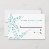 Turquoise Starfish Response Kaart (Voorkant)