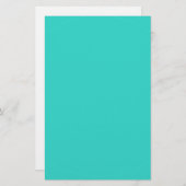 Turquoise Stationery Briefpapier (Voorkant / Achterkant)