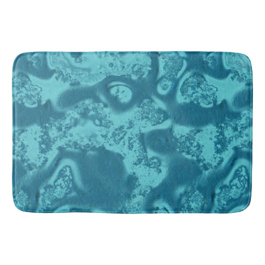 Turquoise steen badmat (Voorkant)