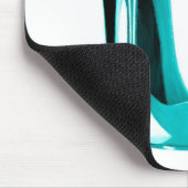 Turquoise Stiletto Shoe en Roos Muismat (Hoek)
