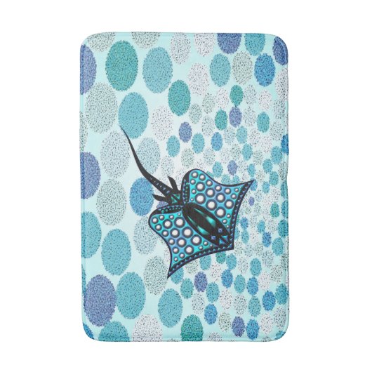 TURQUOISE STINGRAY 105 MULTI-SPOT. BADMAT (Voorkant Verticaal)