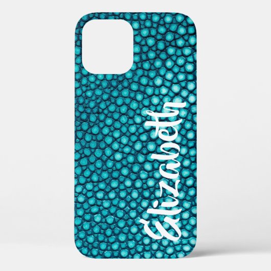 Turquoise Stingray Case-Mate iPhone Case (Achterkant)