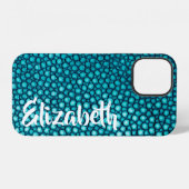Turquoise Stingray iPhone Hoesje (Achterkant horizontaal)