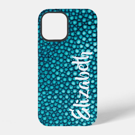 Turquoise Stingray iPhone Hoesje (Achterkant)