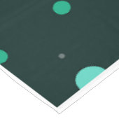 Turquoise Stippen Naadloos Patroon Tafelkleed (Gekanteld)