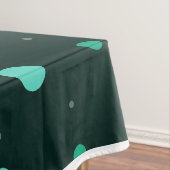 Turquoise Stippen Naadloos Patroon Tafelkleed (Voorbeeld)