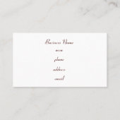 Turquoise Stippen Visitekaartjes (Achterkant)