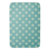 Turquoise Stippenpatroon Badmat (Voorkant Verticaal)