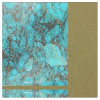 Turquoise Stone Stof