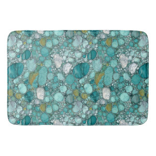 Turquoise Stones Badmat
