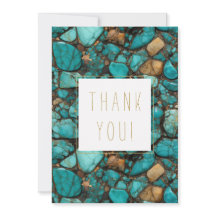 Turquoise Stones Dank u