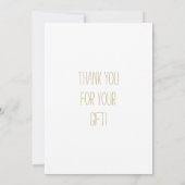 Turquoise Stones Dank u Bedankkaart (Achterkant)