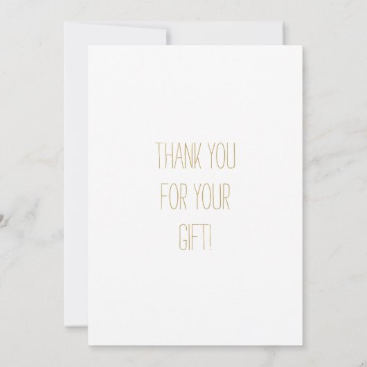 Turquoise Stones Dank u Bedankkaart (Achterkant)