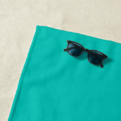 Turquoise Strandlaken (In situ)