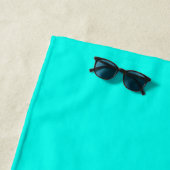 Turquoise Strandlaken (In situ)