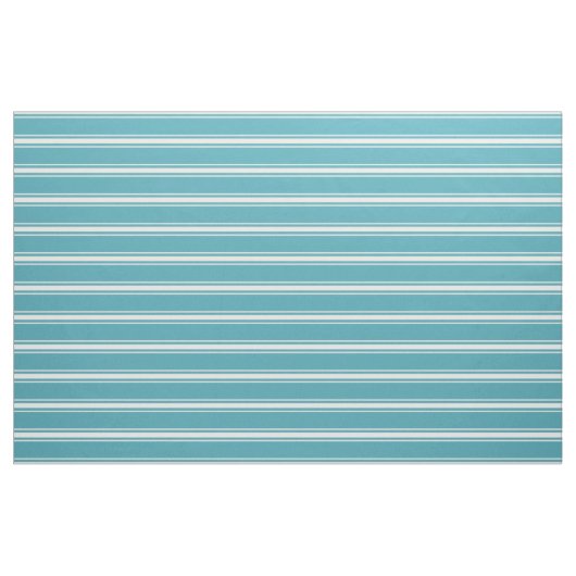 Turquoise strepen custom stof (Yard (91,4 cm))
