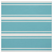 Turquoise strepen custom stof (Swatch)