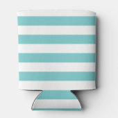 Turquoise Stripe | Bachelorette Party Blikjeskoeler (Achterkant)