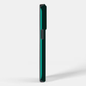 Turquoise Stripes achtergrond klaar om aan te pass Case-Mate iPhone Case (Achterkant / Rechts)