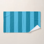 Turquoise Stripes Bad Handdoek (Handdoek)