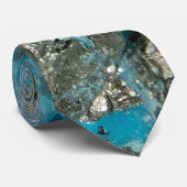 Turquoise Stropdas (Opgerold)
