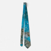 Turquoise Stropdas (Achterkant)
