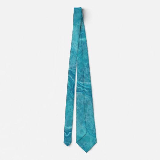 Turquoise stropdas (Achterkant)
