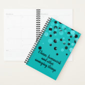 Turquoise Student School Daily Planner (Display)