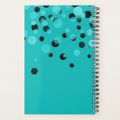 Turquoise Student School Daily Planner (Achterkant)