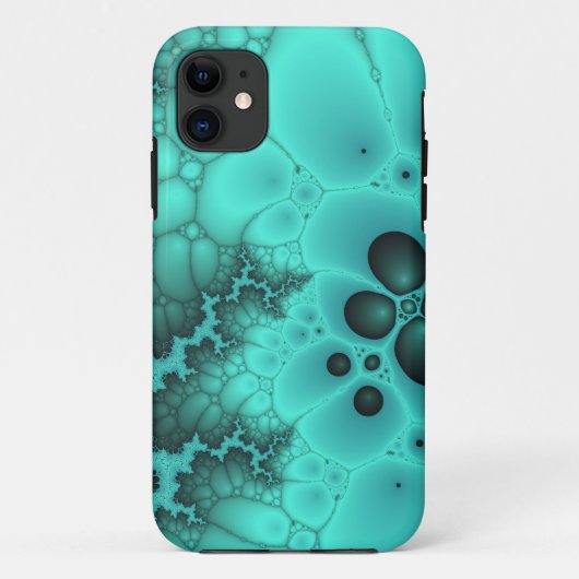 turquoise suds iphone hoesje (Achterkant)