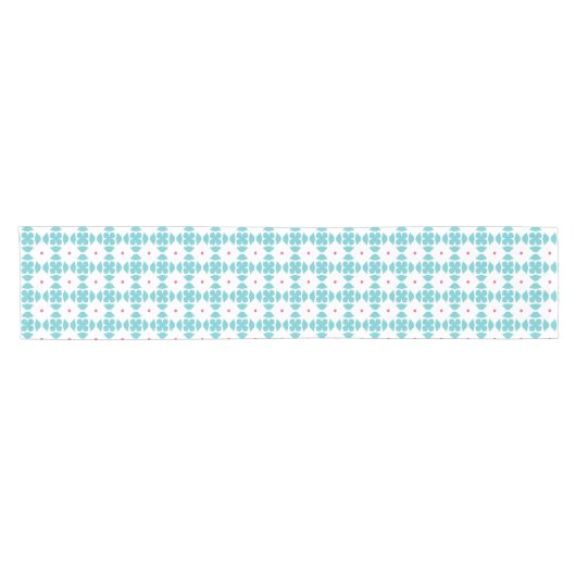 Turquoise Table Runner Korte Tafelloper (Horizontaal)