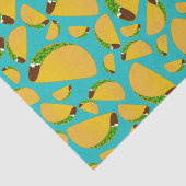 Turquoise tacos tissuepapier (Detail)