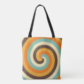 Turquoise Tango Tote Bag (Achterkant)