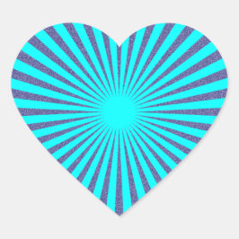 Turquoise Target - Hart Sticker