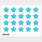 Turquoise Target - Ster Sticker (Vel)