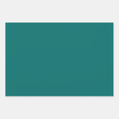 Turquoise Teal Hemelsterren Inpakpapier Vel (Voorkant 3)