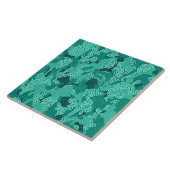 turquoise tegeltje (Zijkant)