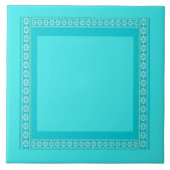 Turquoise Tegeltje (Voorkant)