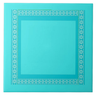 Turquoise Tegeltje