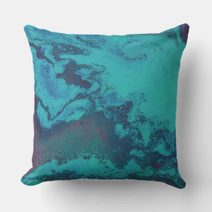 Turquoise Tidal Abyss Worpkussen Kussen