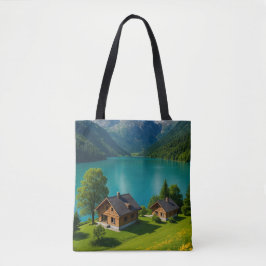 Turquoise Trails: een Natuur Lover's Carry-All Tote Bag