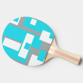 Turquoise Tranquiliteit Funky Ping Pong Bat Tafeltennisbatje (Zijkant)