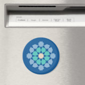 Turquoise Tranquiliteit Medaillon Magneet (Insitu (Vaatwasser))