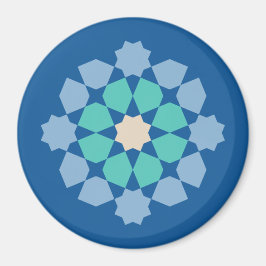 Turquoise Tranquiliteit Medaillon Magneet