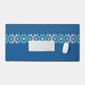Turquoise Tranquiliteit Ritme Bureaumat (Keyboard & Muis)