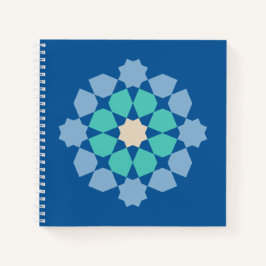 Turquoise Tranquility Medaillon Notitieboek