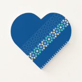 Turquoise Tranquility Rhythm Notitieboek (Achterkant)