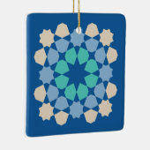 Turquoise Tranquility Tile Keramisch Ornament (Rechts)